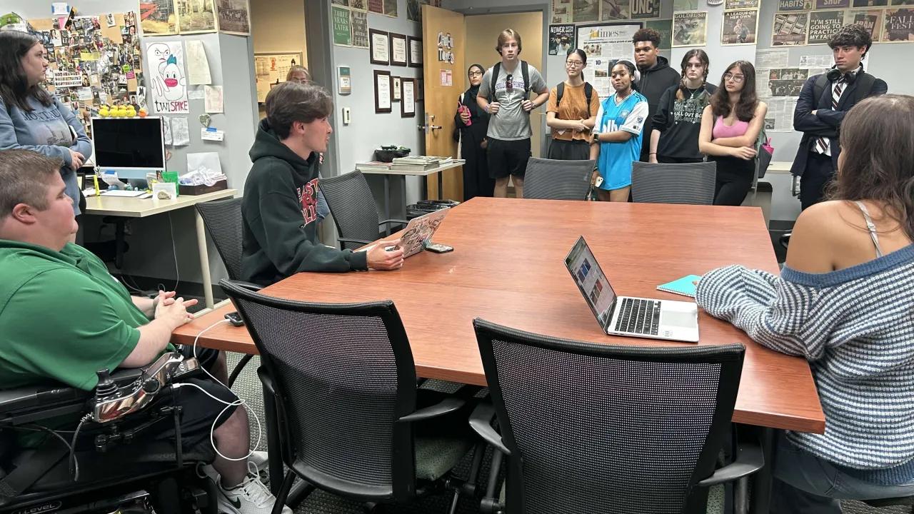 Inside the Niner Times newsroom